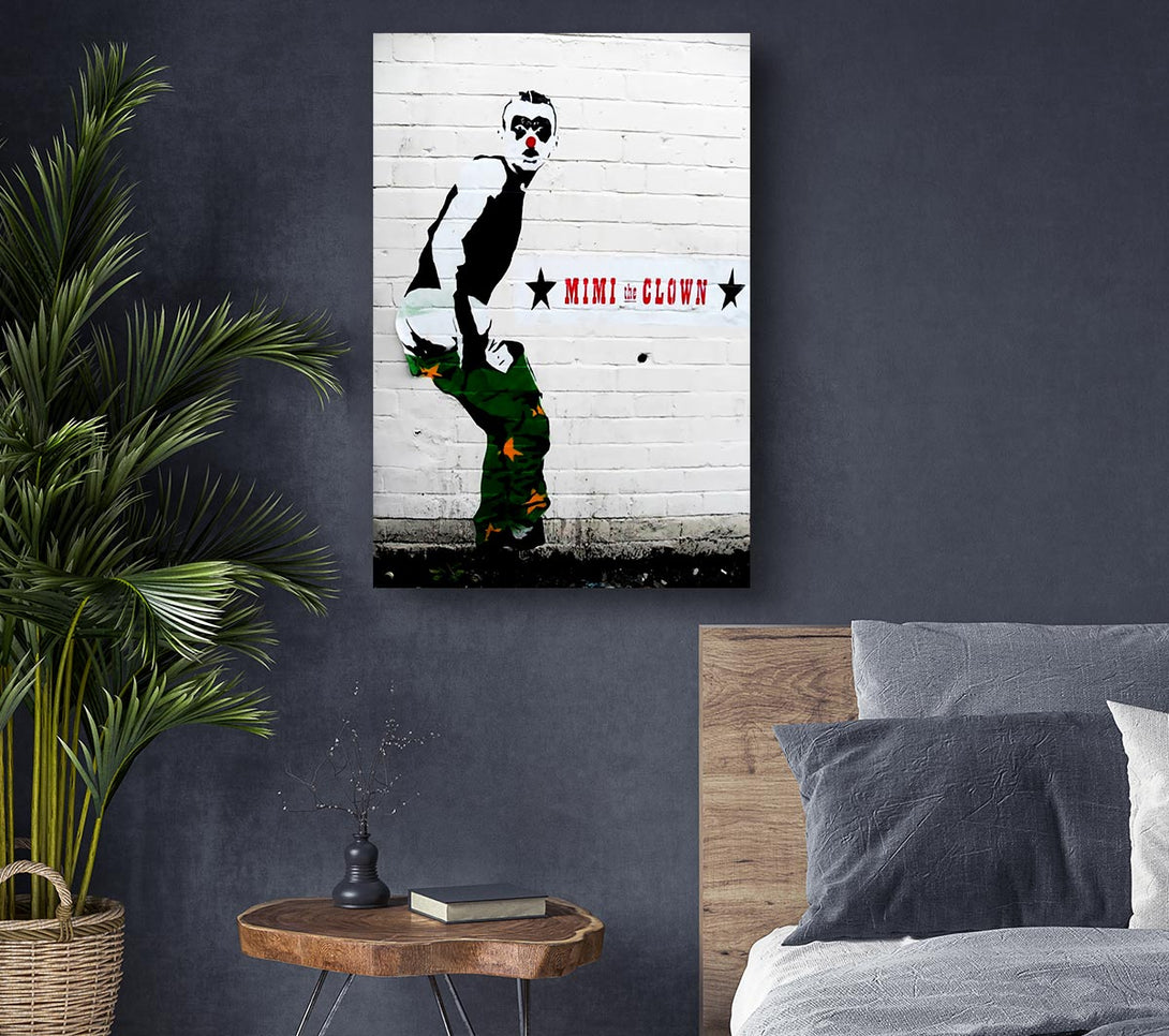 Picture of Clown Canvas Print Wall Art