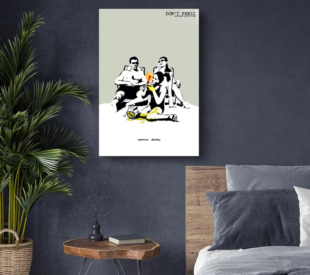 Picture of Dont Panic Canvas Print Wall Art