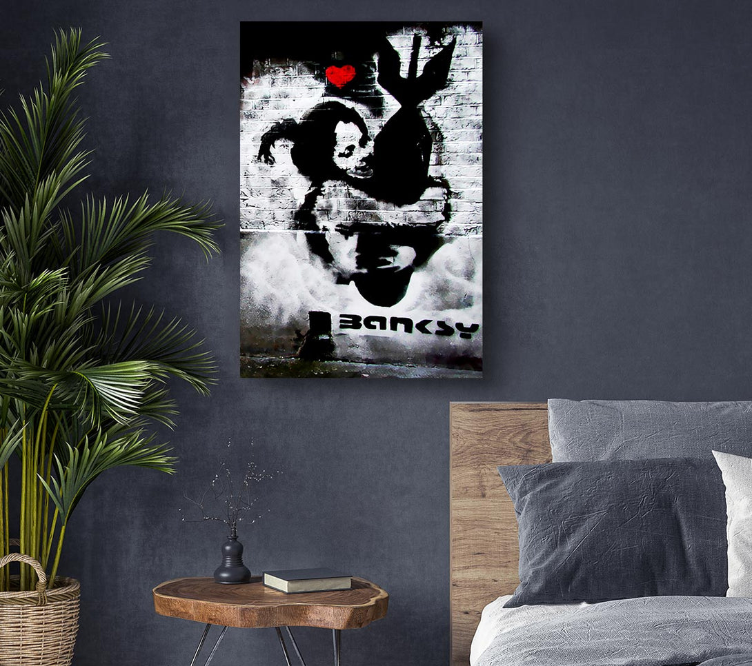 Picture of Hugging The Bomb Canvas Print Wall Art