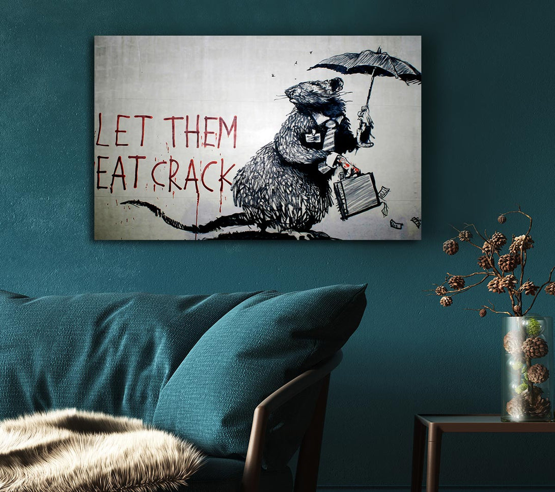 Picture of Let Them Eat Crack Canvas Print Wall Art