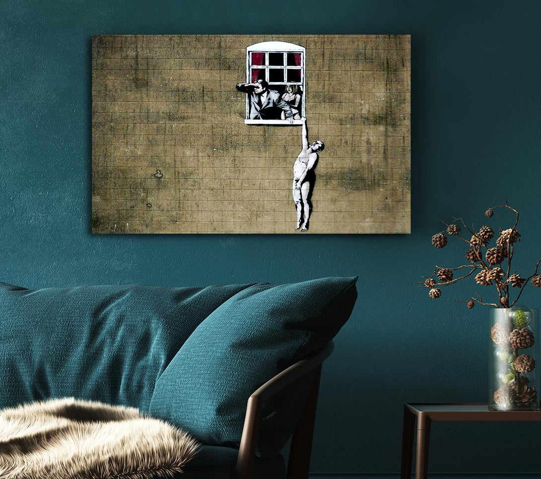 Picture of Window Lovers Original Canvas Print Wall Art
