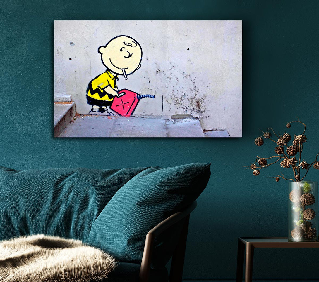 Picture of Charlie Brown Canvas Print Wall Art