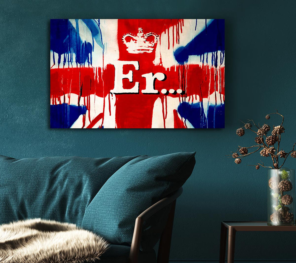 Picture of Er Flag Canvas Print Wall Art