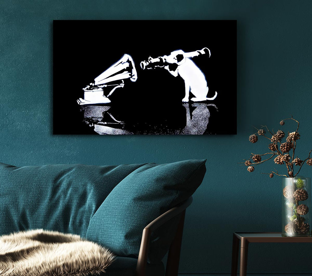 Picture of Hmv Dog Missile Canvas Print Wall Art