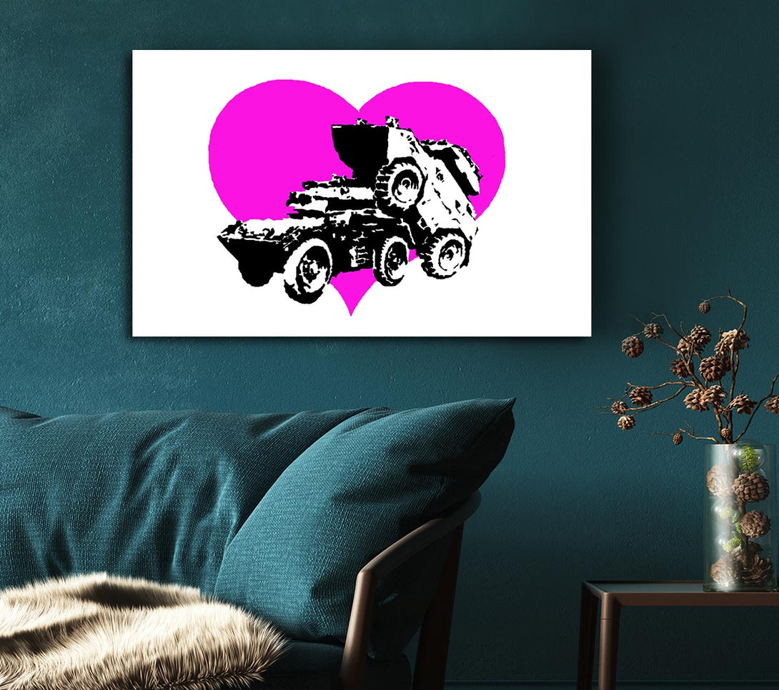 Picture of Love Bugs Canvas Print Wall Art