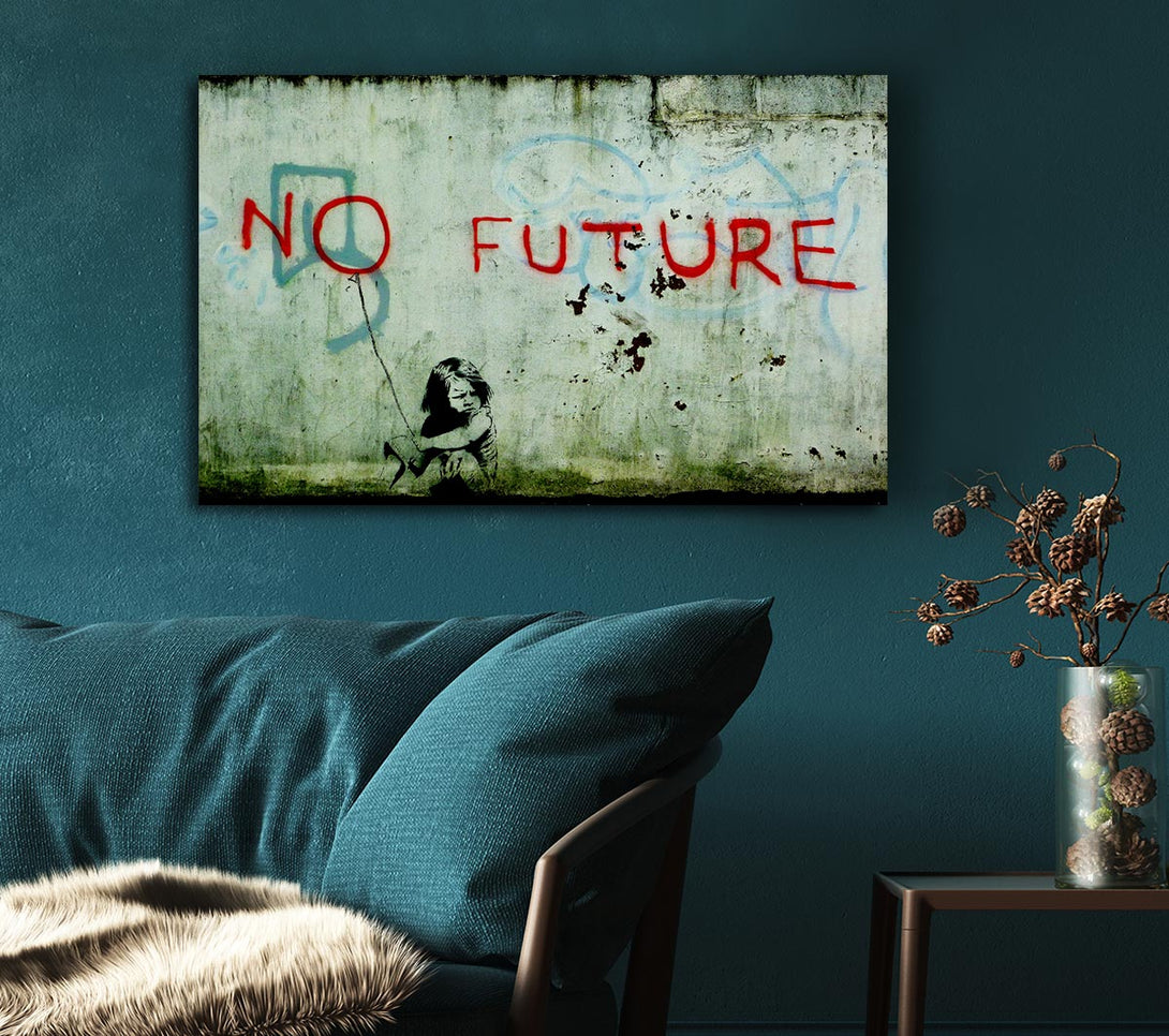 Picture of No Future Clean Canvas Print Wall Art