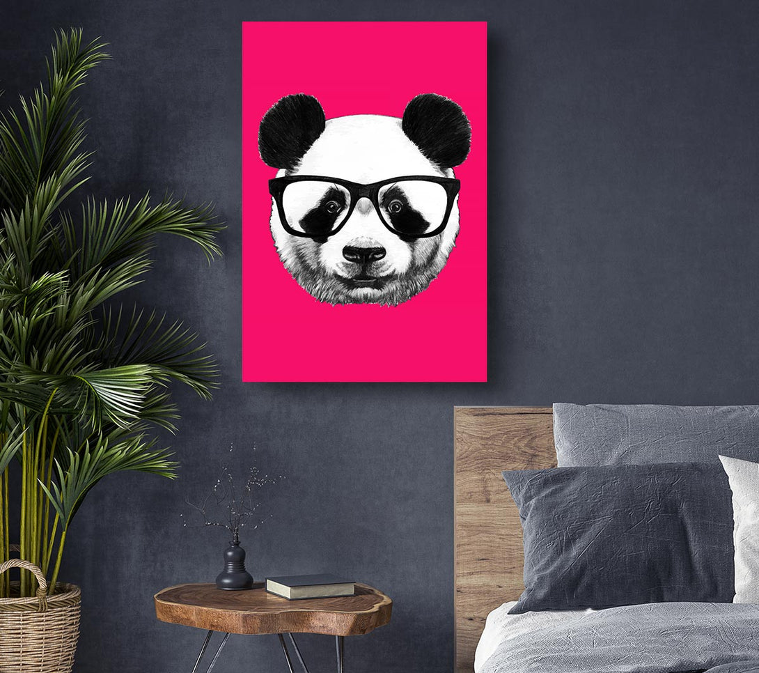  A Canvas Print of Funky Panda Canvas Print