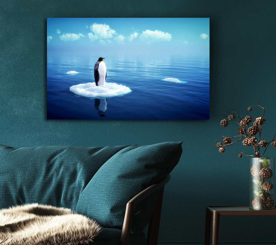  A Canvas Print of Penguin Drift Canvas Wall Art