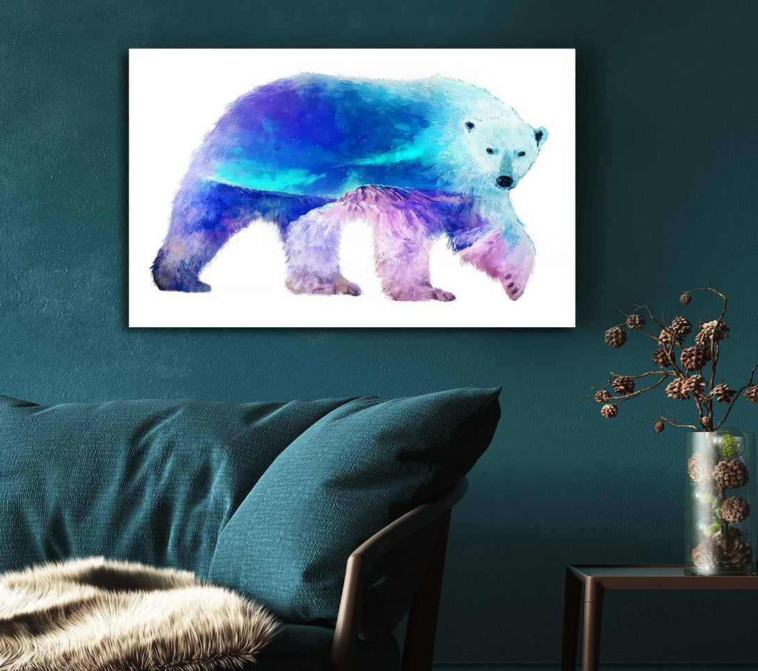 A Canvas Print of Polar Bear Glory Canvas Print