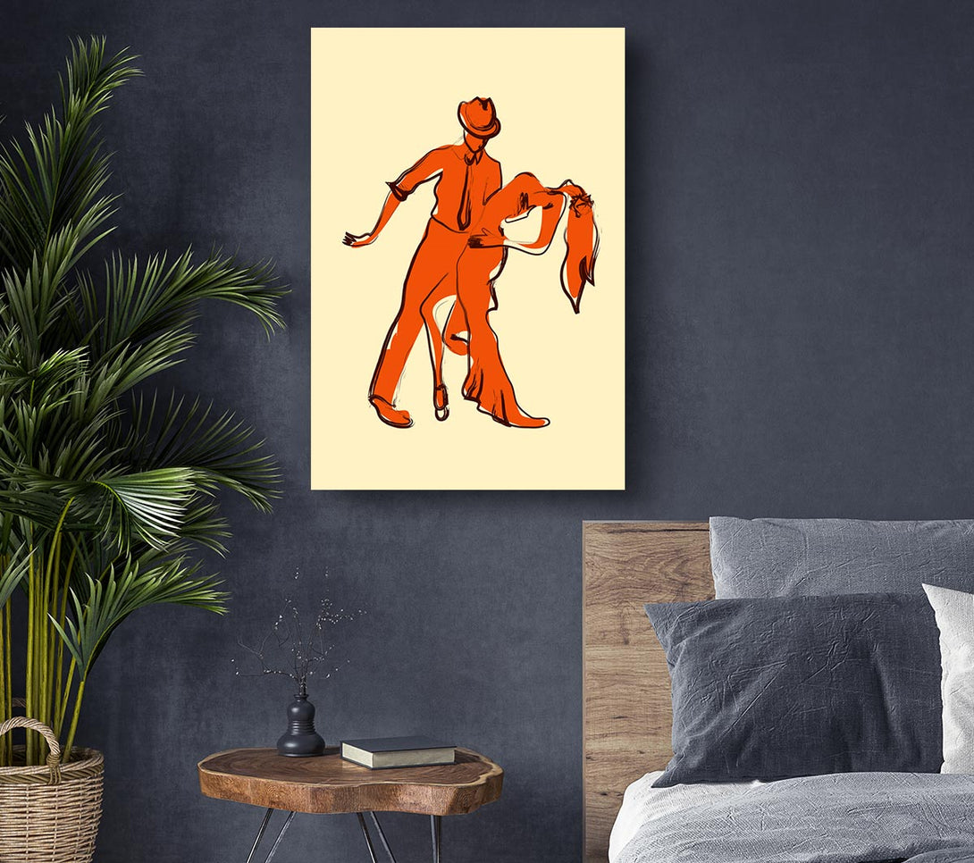  A Canvas Print of Salsa 1 Canvas Art