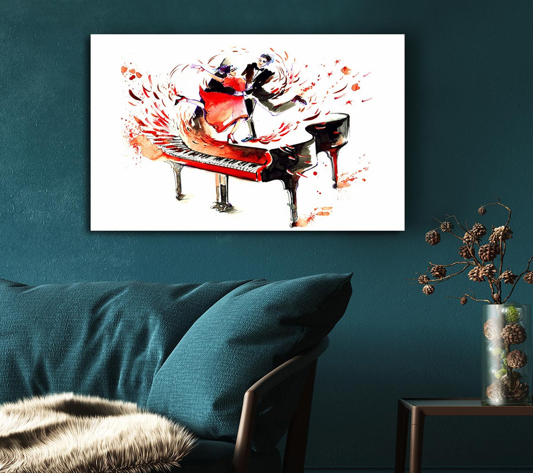  A Canvas Print of Music The Dance Of Live Canvas Art