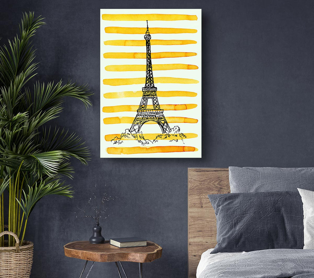Picture of Paris The Capital Of Style Canvas Print Wall Art