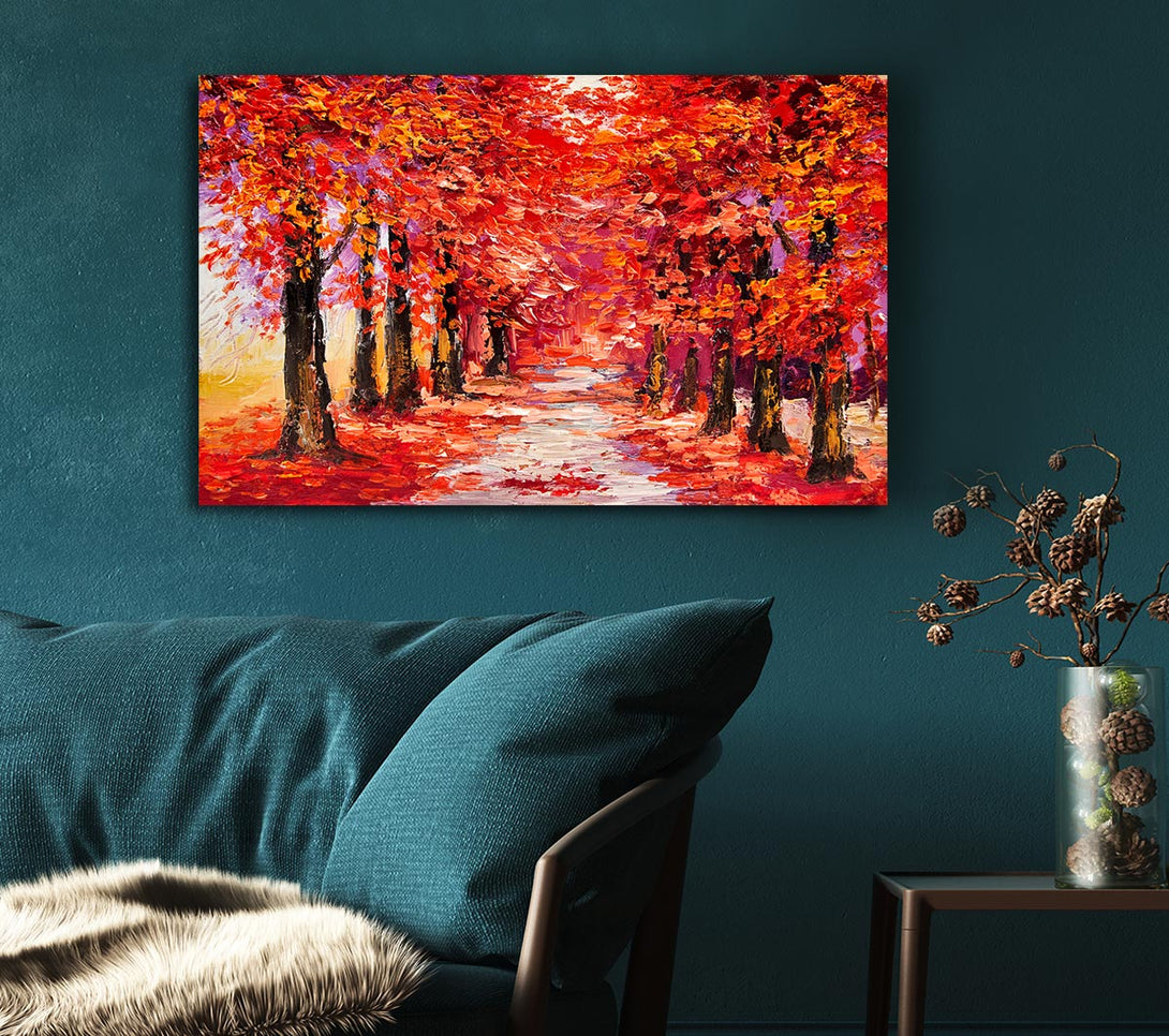 Picture of Red Delight Canvas Print Wall Art