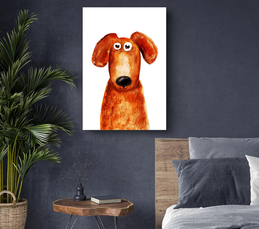 Picture of Dog Love 1 Canvas Print Wall Art