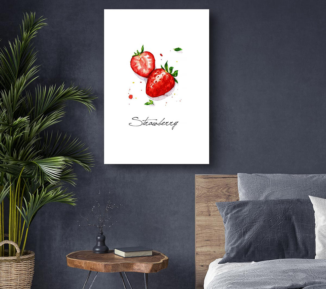 Picture of Strawberries Canvas Print Wall Art