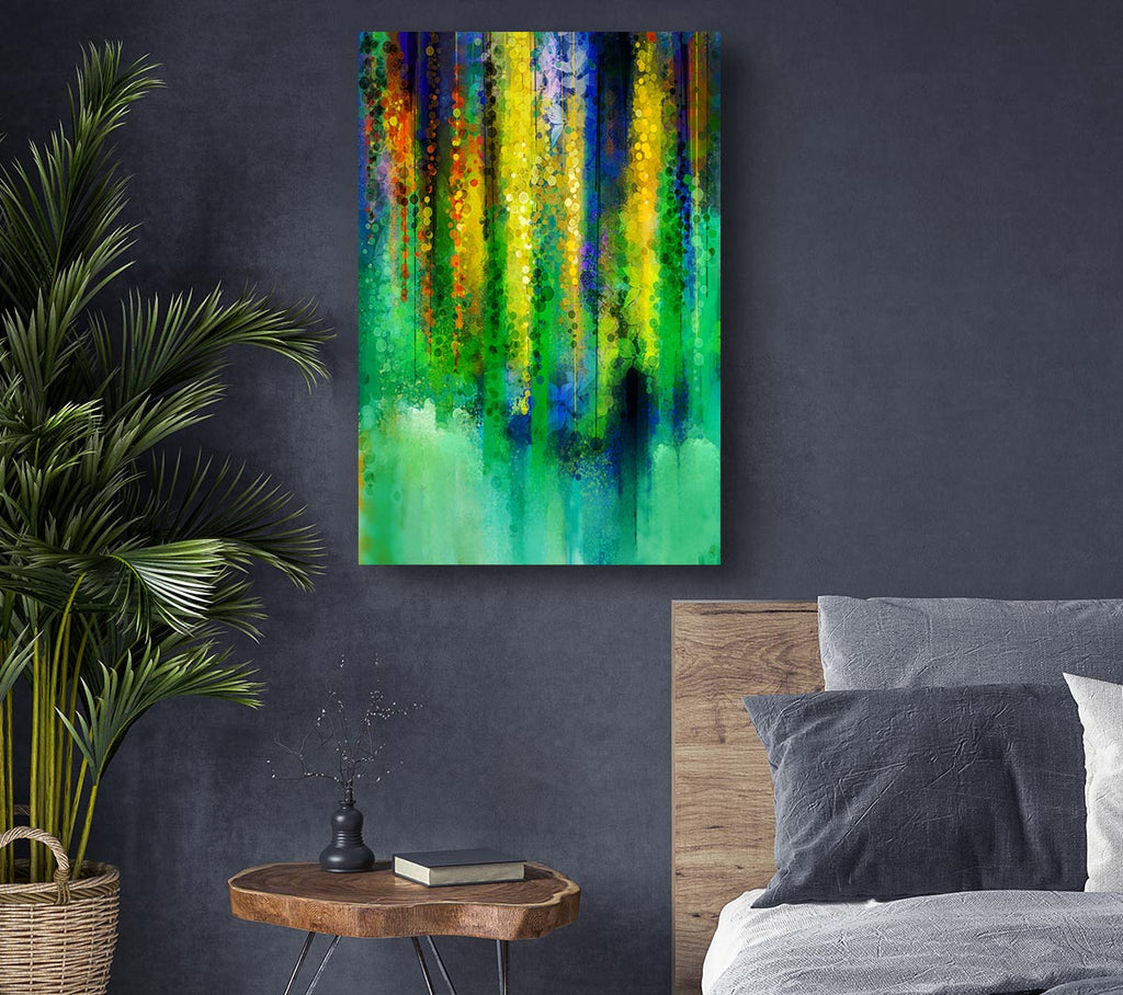 Picture of Abstract Willow Tree Canvas Print Wall Art