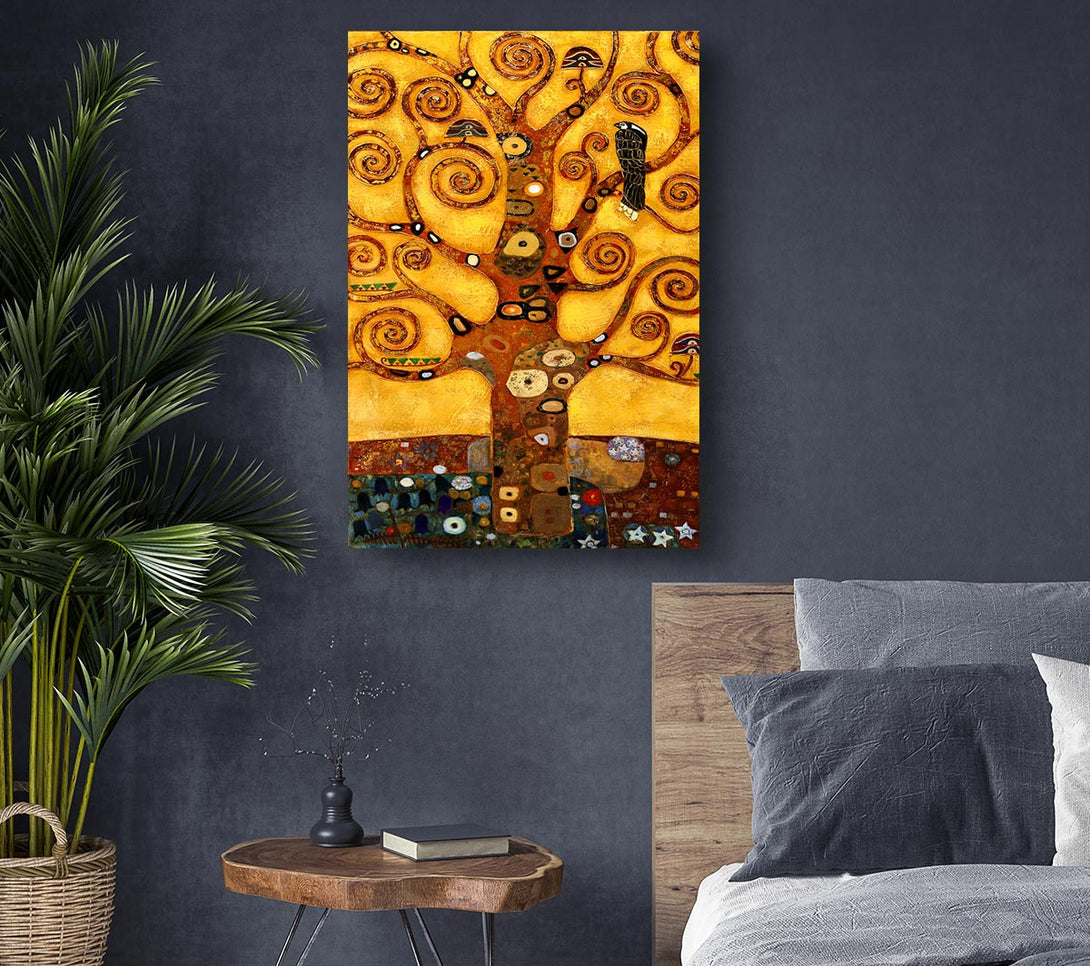 Picture of Klimt Tree Canvas Print Wall Art