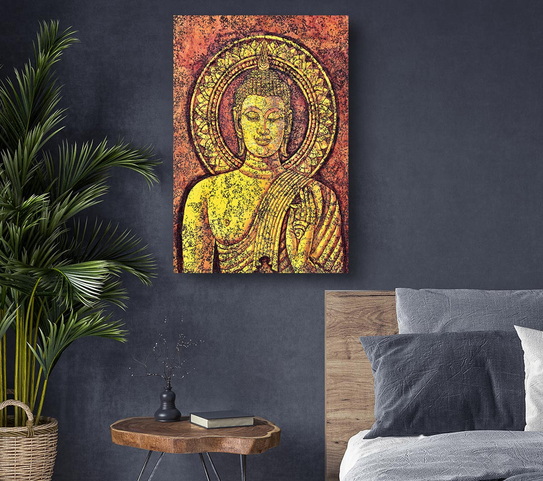 Picture of Golden Buddha 1 Canvas Print Wall Art