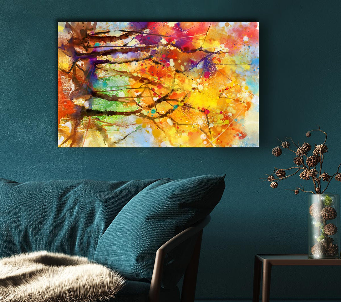 Picture of Autumn Trees 2 Canvas Print Wall Art