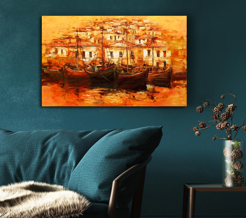 Picture of Venice Gondola 3 Canvas Print Wall Art
