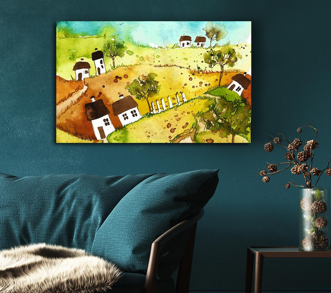  A Canvas Print of Countryside Living Canvas Art