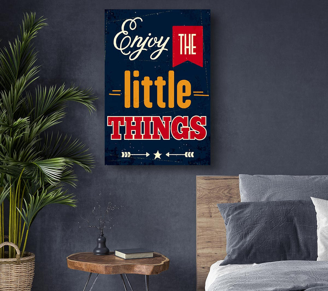 Picture of Enjoy The Little Things 1 Canvas Print Wall Art