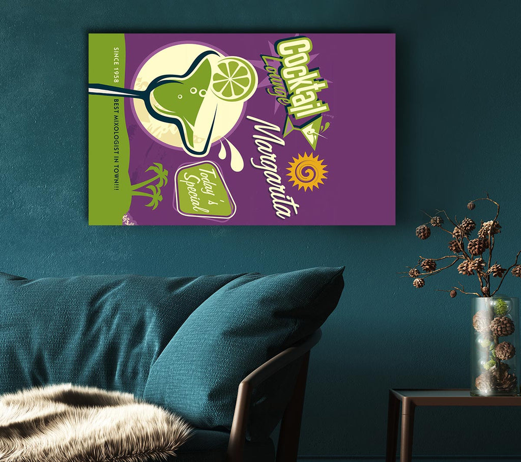Picture of Margarita Cocktail Canvas Print Wall Art
