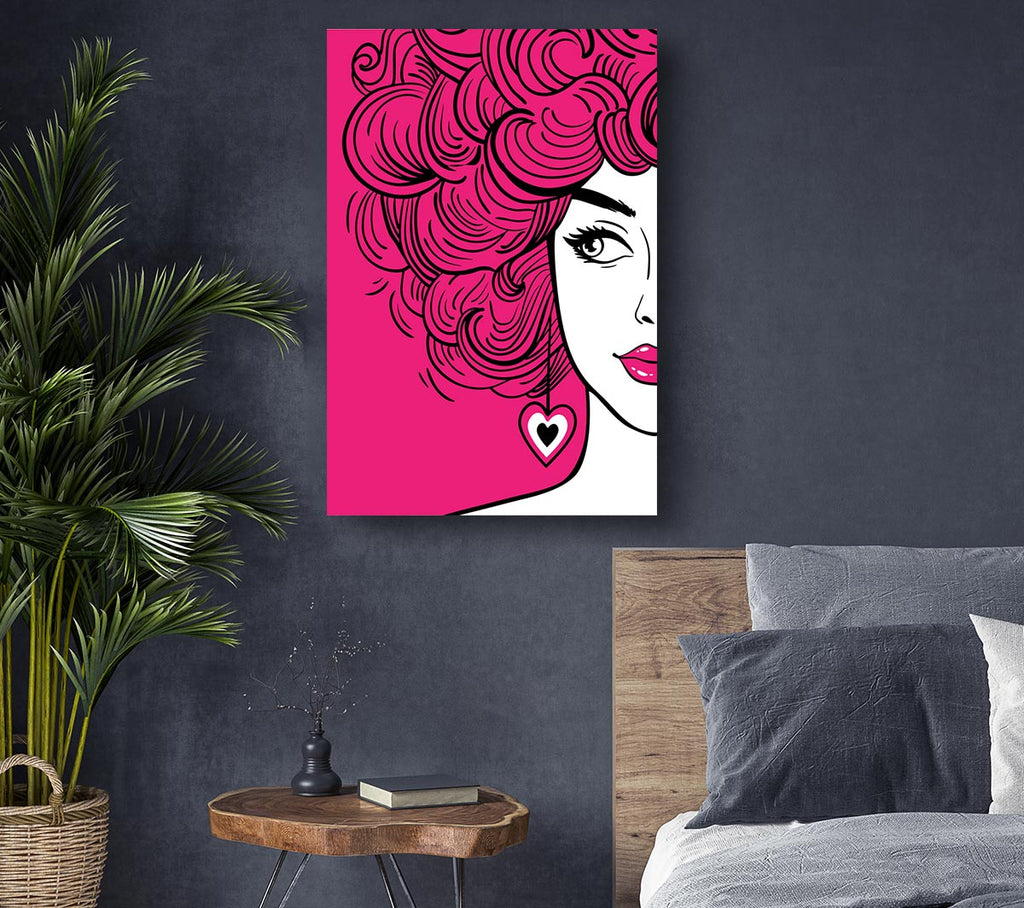 Picture of I Believe In Pink Canvas Print Wall Art