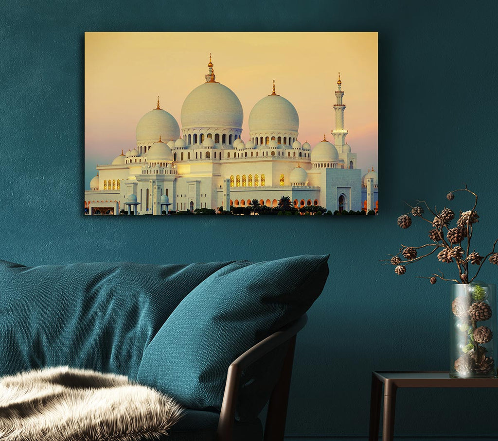Picture of Temple Palace Canvas Print Wall Art