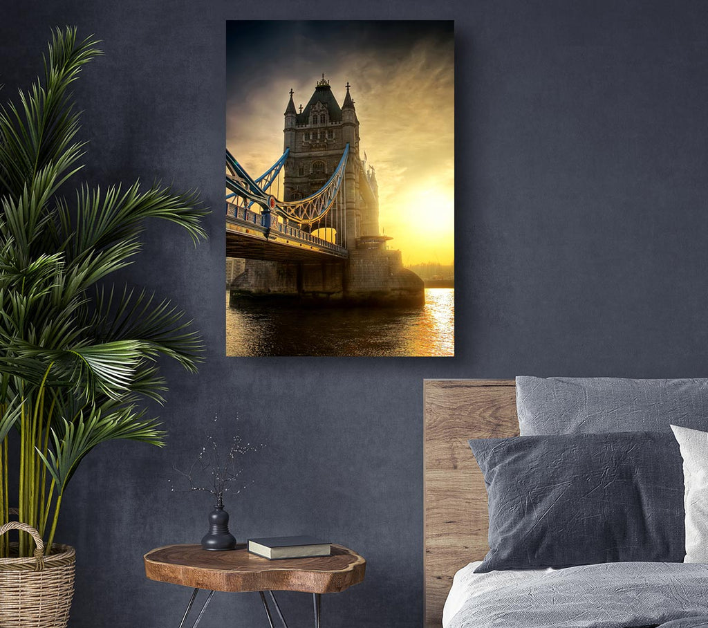 Picture of Stunning Tower Bridge Sunset Canvas Print Wall Art