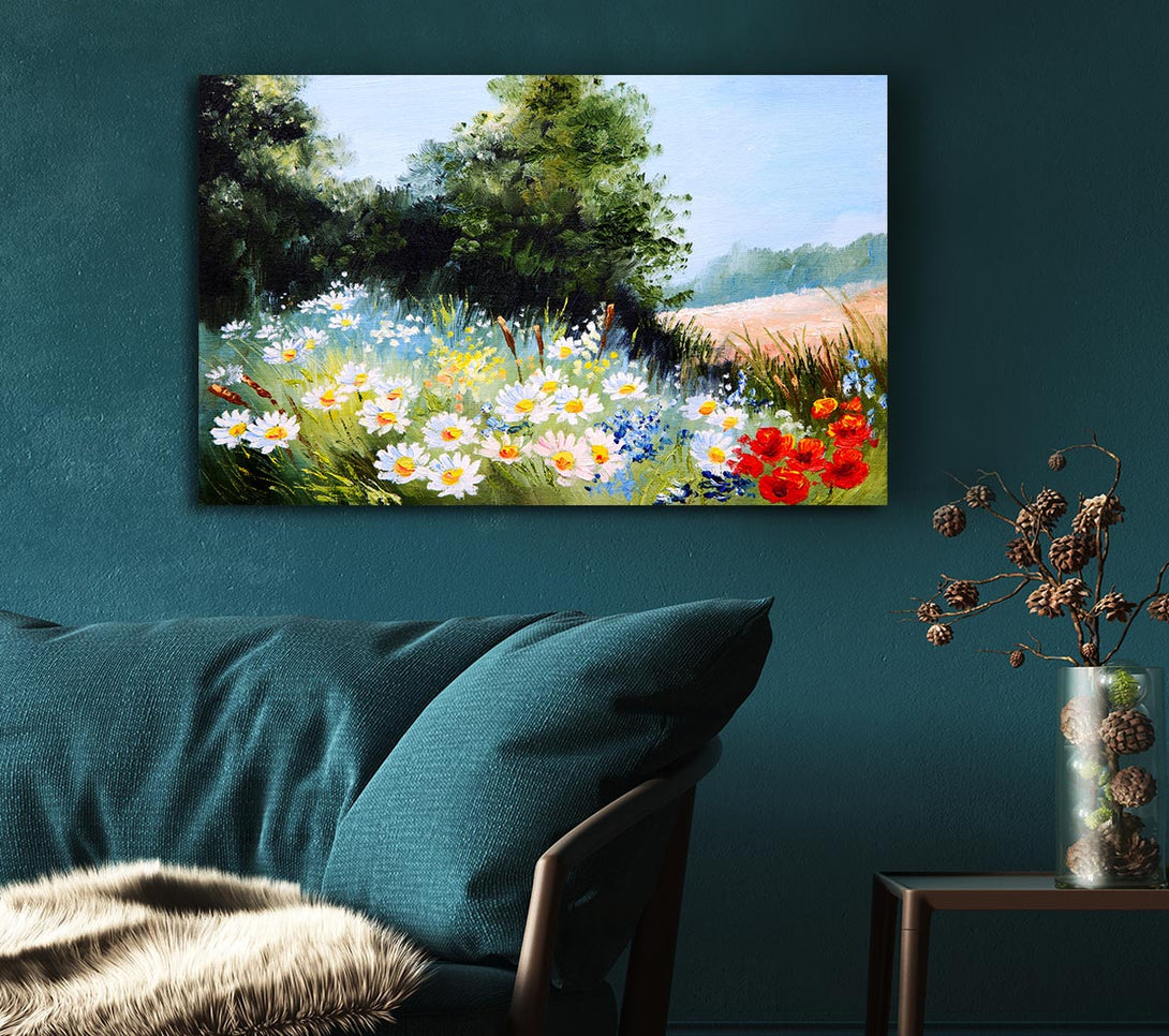 Picture of Daisy Days Canvas Print Wall Art