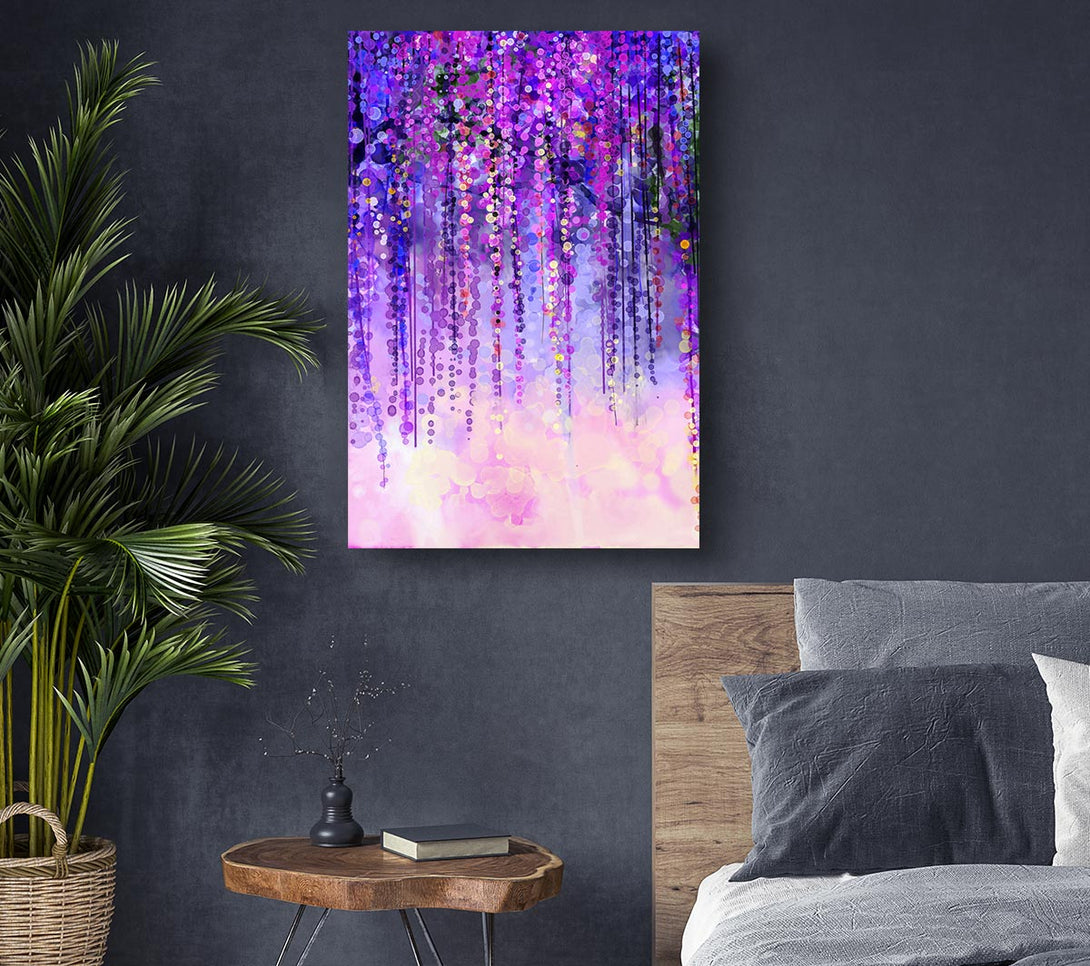Picture of Vibrant Willow Tree Canvas Print Wall Art