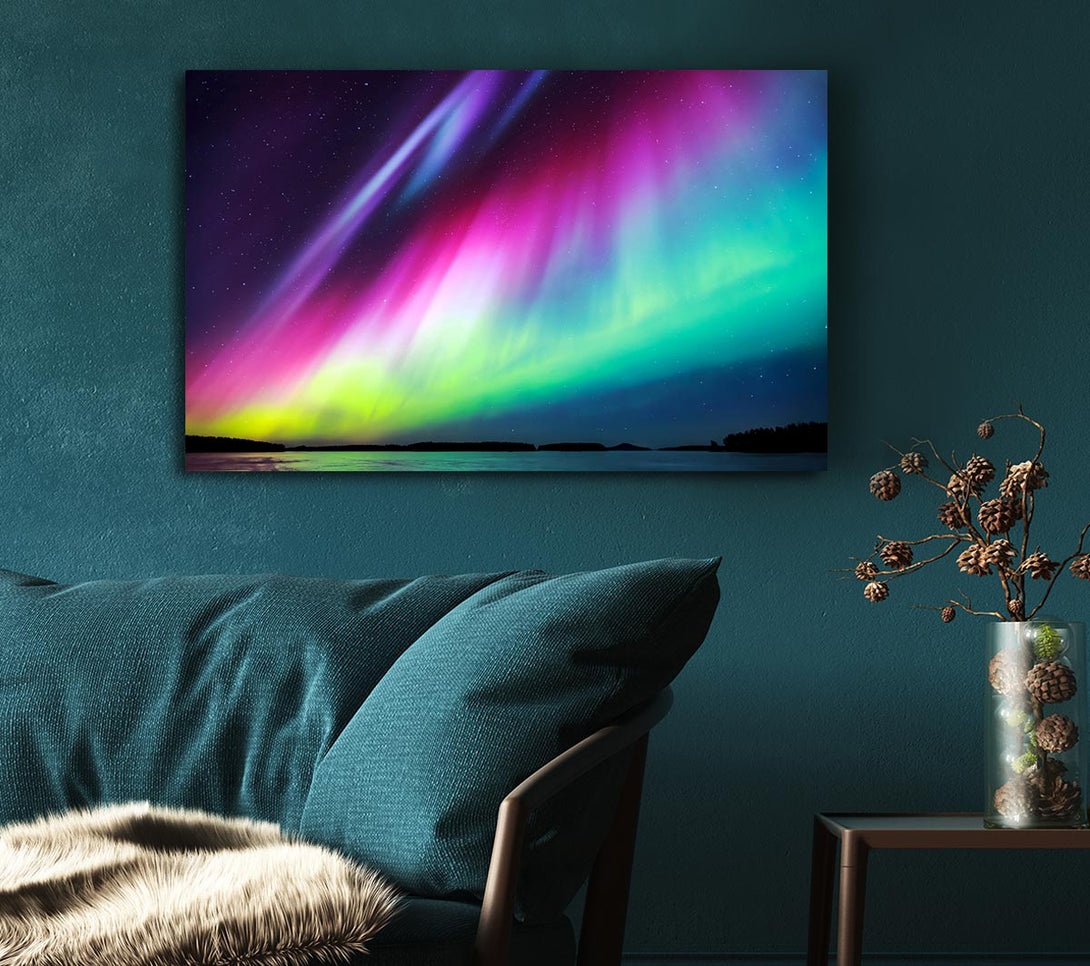 Picture of Northern Light Display Canvas Print Wall Art