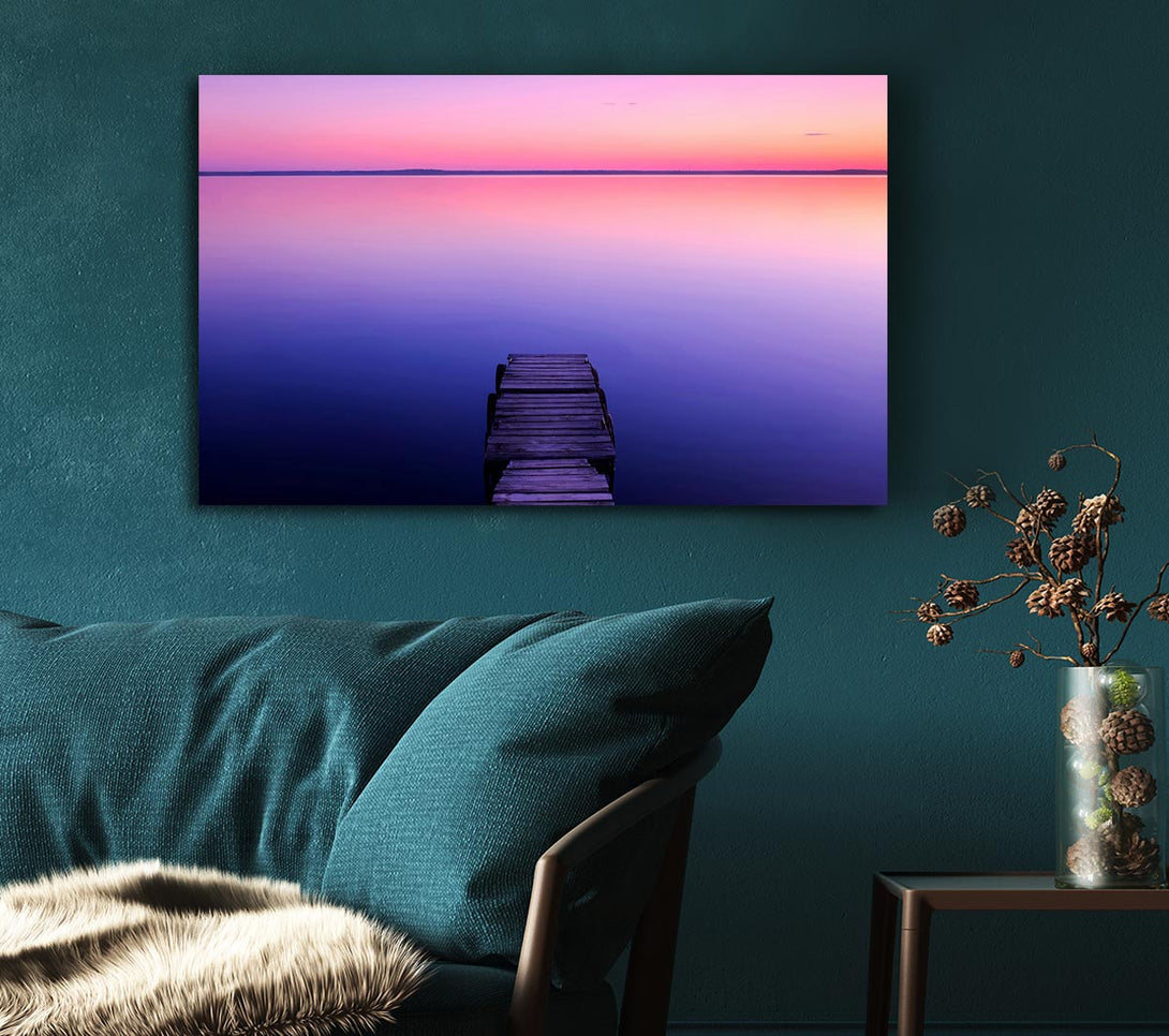 Picture of Stillness Of The Waters Canvas Print Wall Art