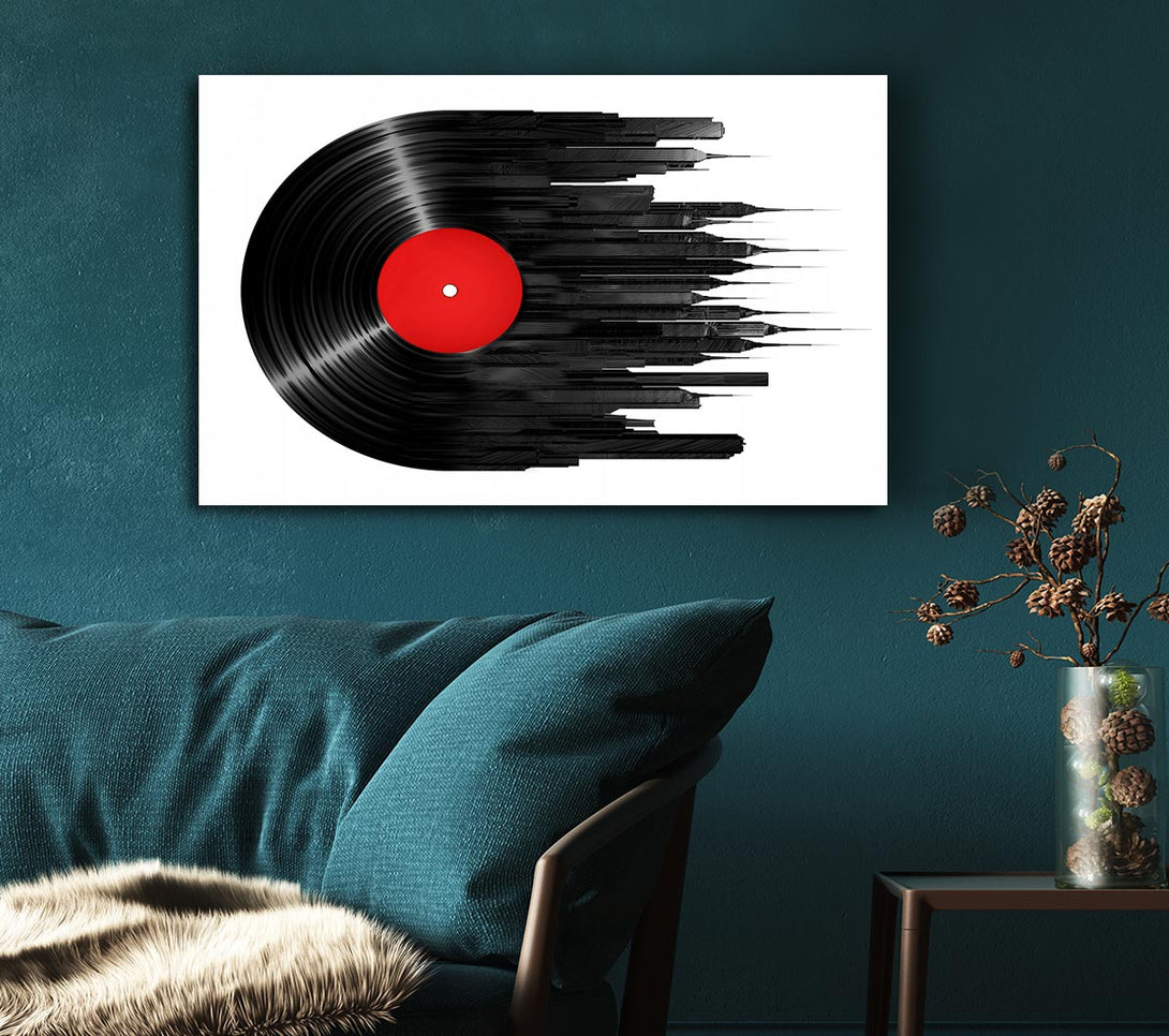  A Canvas Print of Album Music City Canvas Art