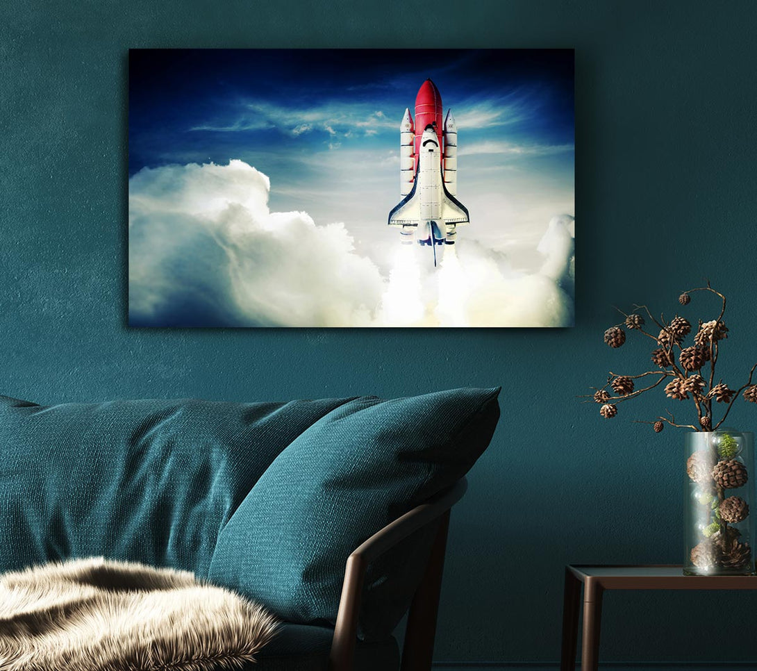 Picture of Rocket Launch 1 Canvas Print Wall Art