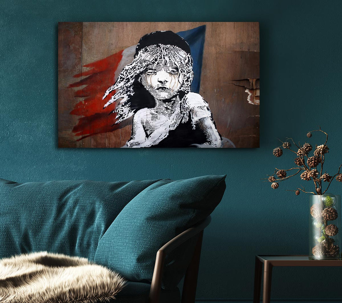  A Canvas Print of Banksy French Embay Canvas Art