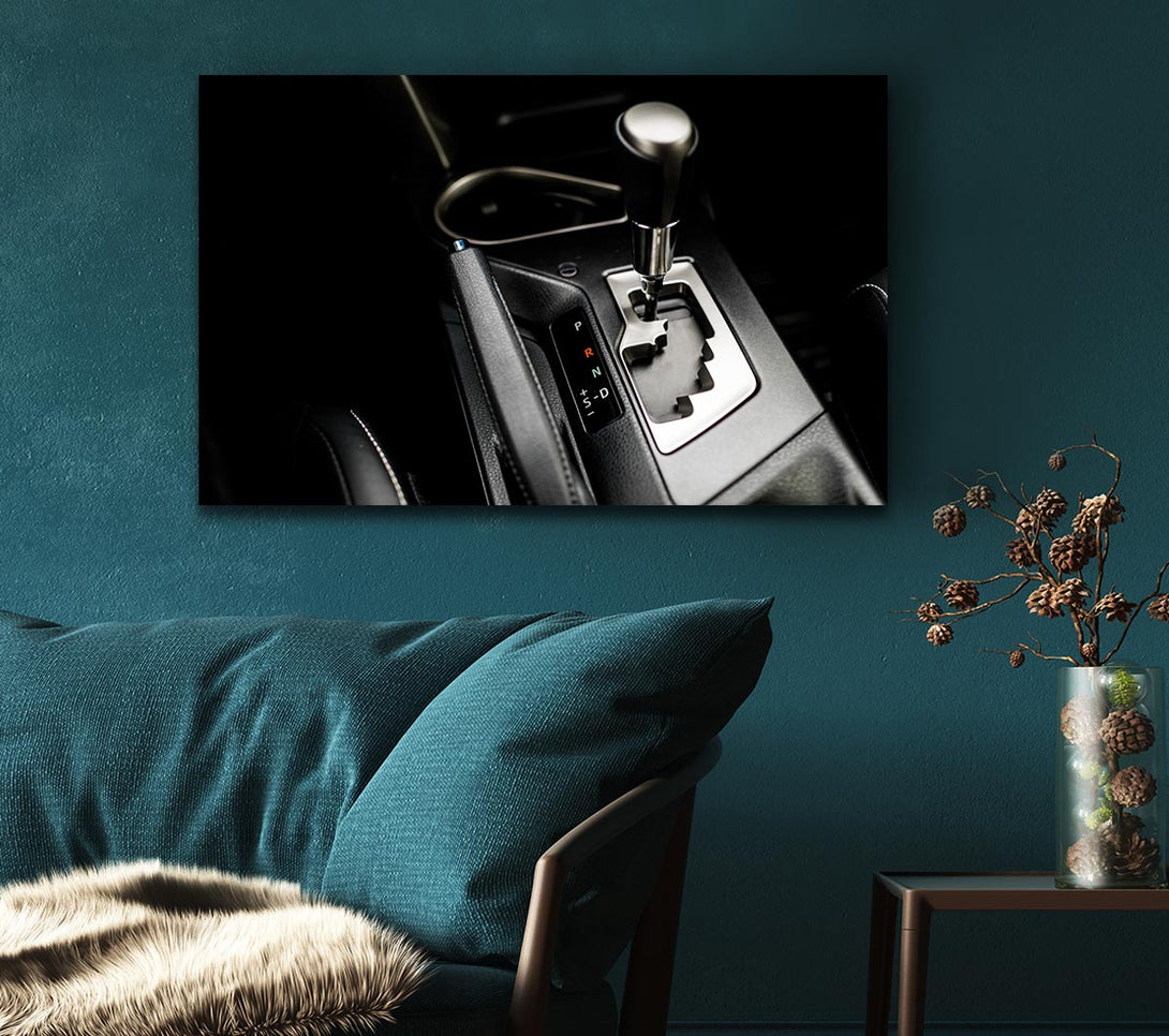 Picture of Car Automatic selector Canvas Print Wall Art