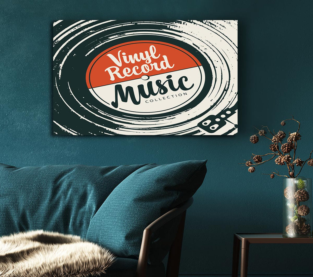 Picture of Vinyl Record Music Canvas Print Wall Art