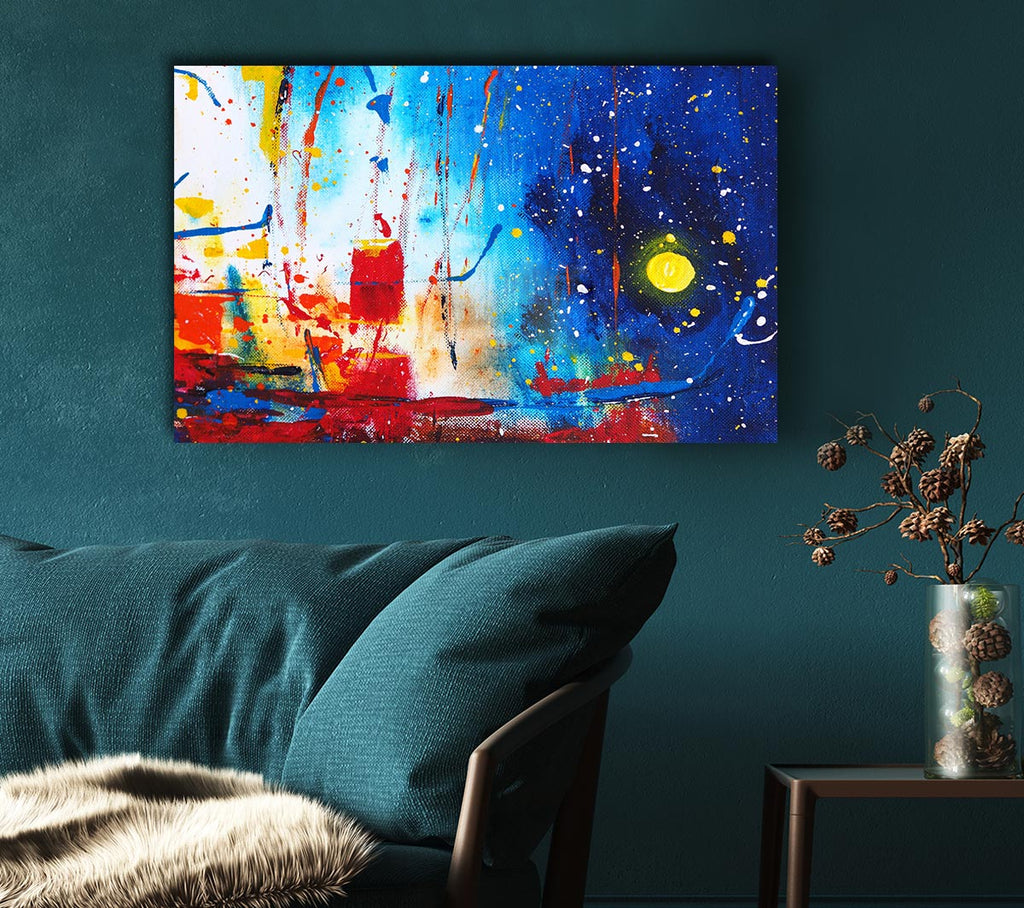 Picture of Striking Distortion Of Space Canvas Print Wall Art
