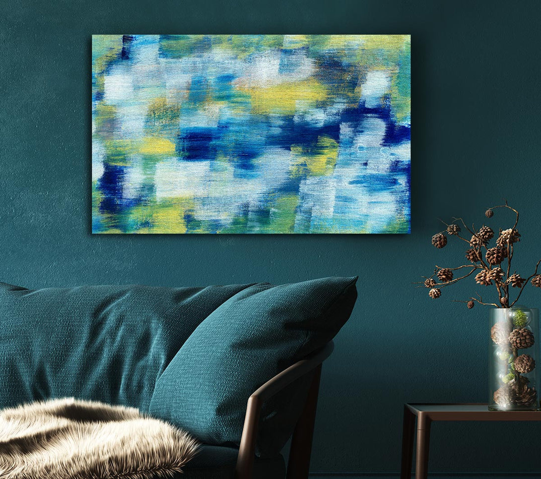Picture of Smudges Of Colour Canvas Print Wall Art