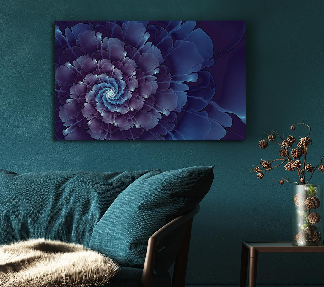 Picture of The Swirl Of Petals Canvas Print Wall Art