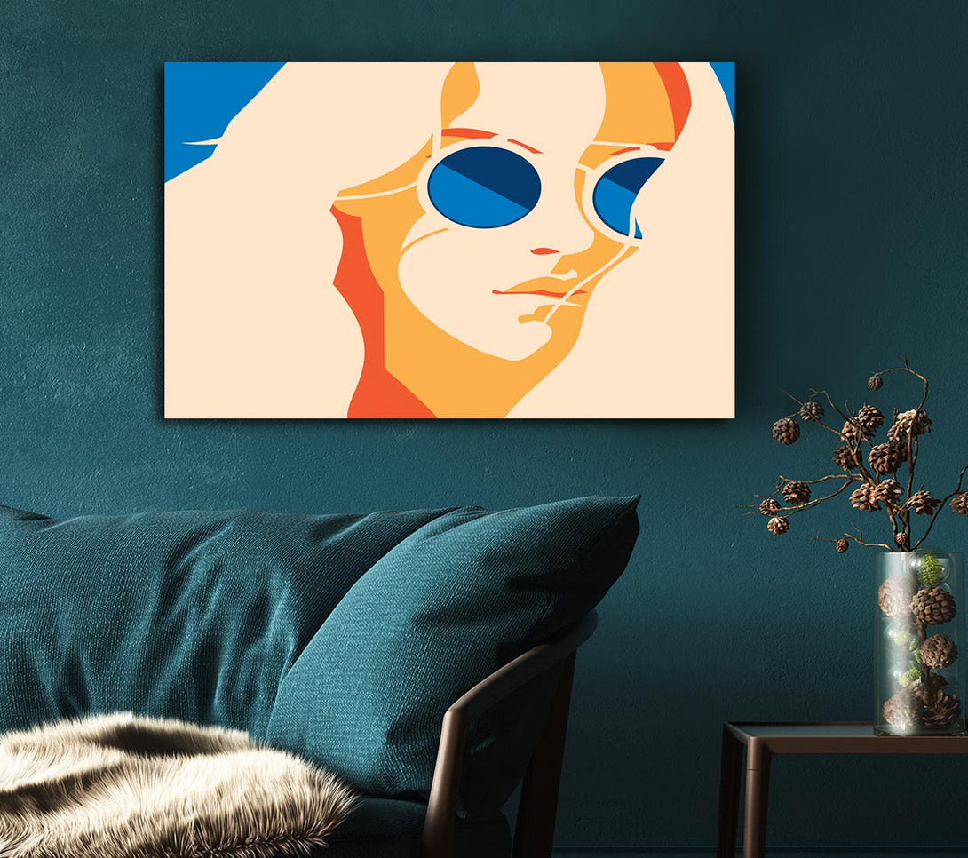 Picture of The Women With Glasses Canvas Print Wall Art