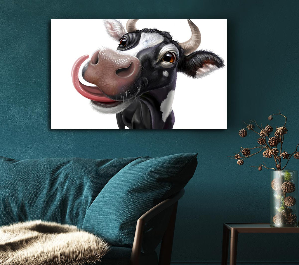 Picture of The Big Cow Lick Canvas Print Wall Art