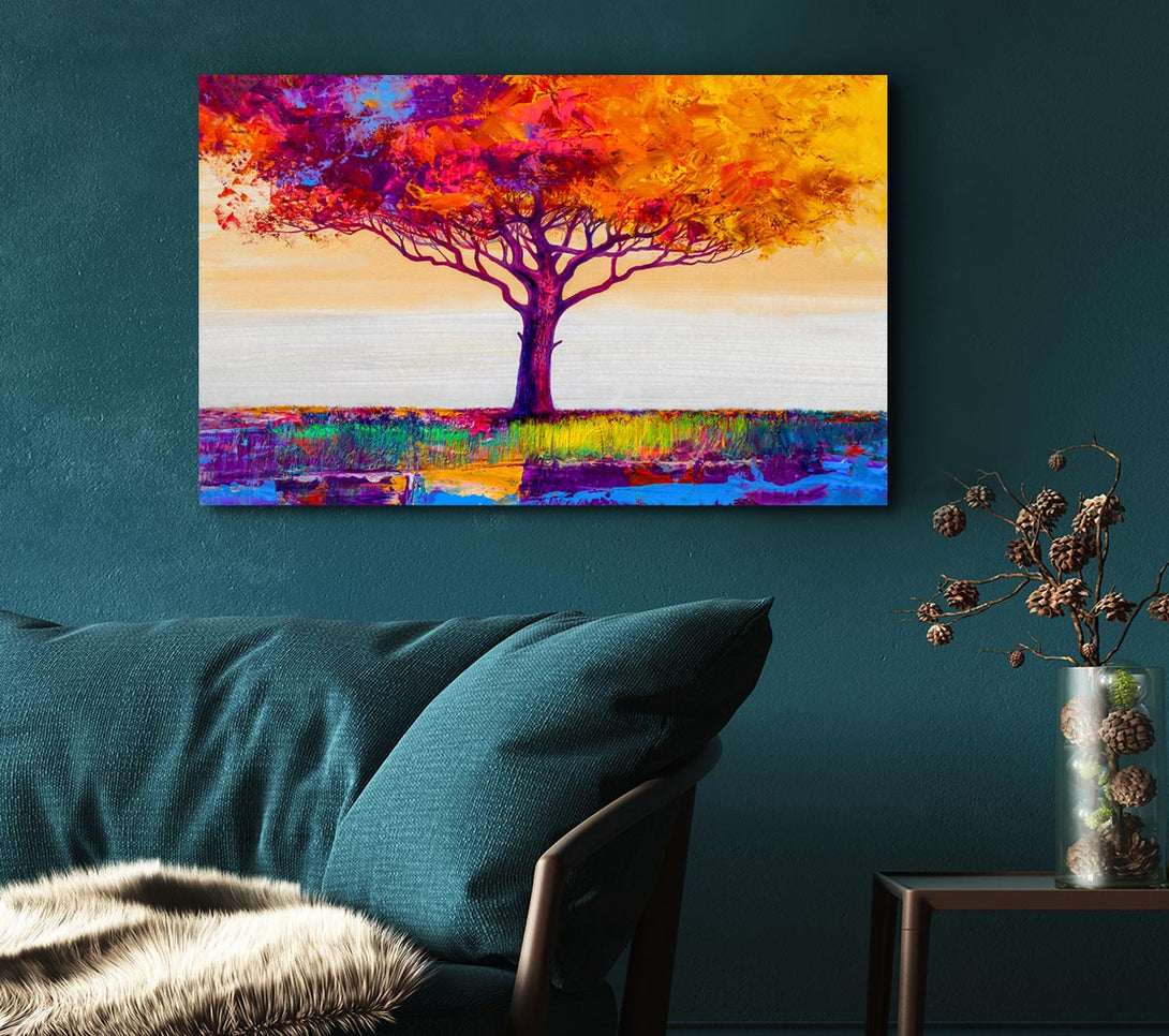 Picture of The Orange Tree Paradise Canvas Print Wall Art