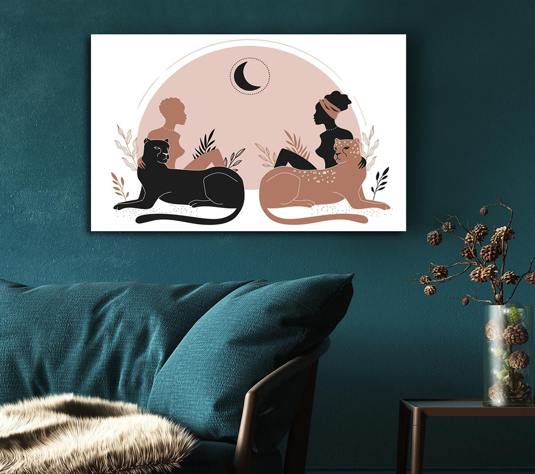 Picture of Mother Of Cats Canvas Print Wall Art