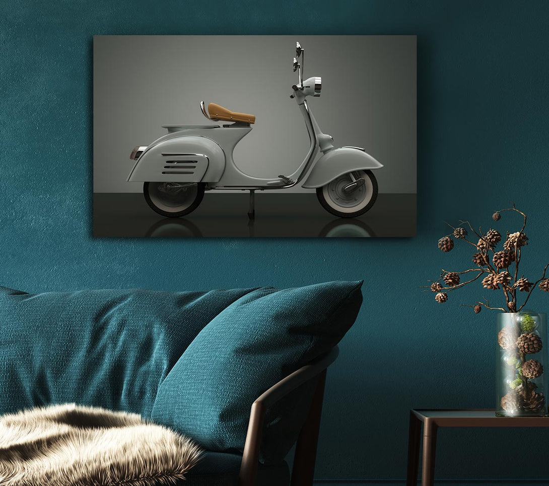 Picture of The Awesome Scooter Canvas Print Wall Art