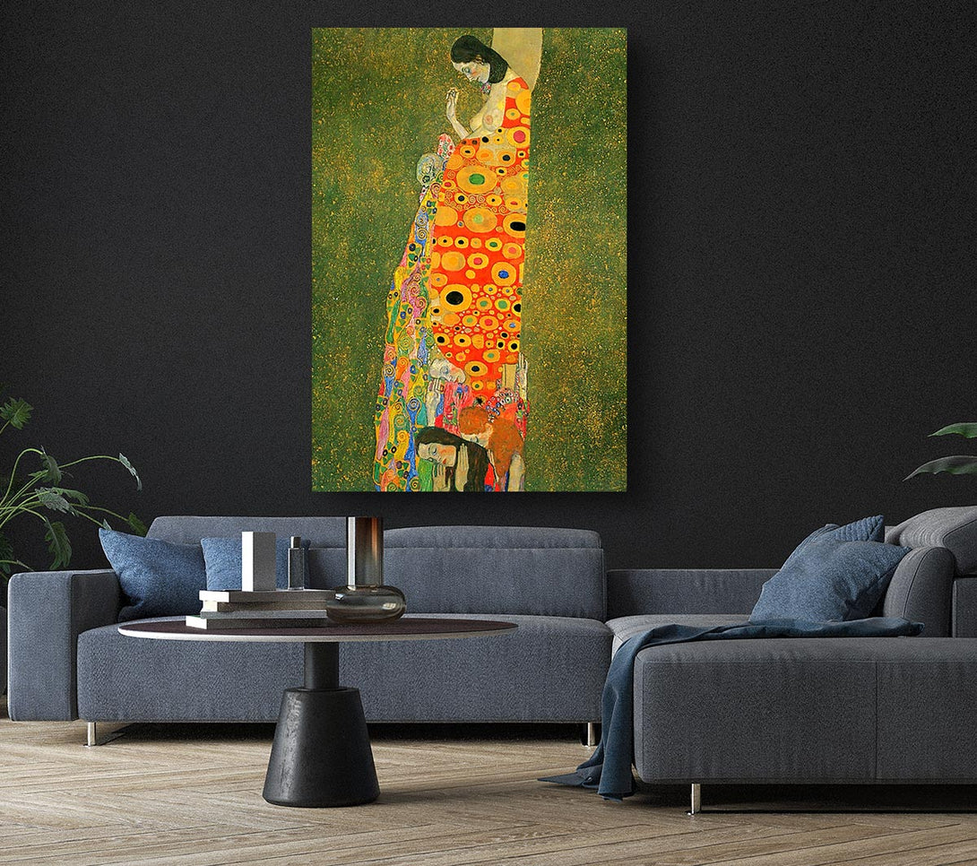 Picture of Klimt Abandoned Hope Canvas Print Wall Art