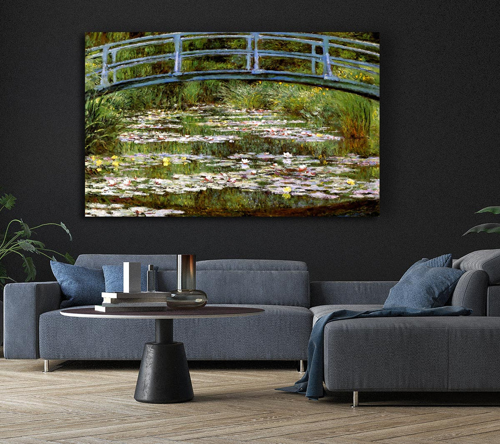 Picture of Monet Le Pont Japonais Canvas Print Wall Art