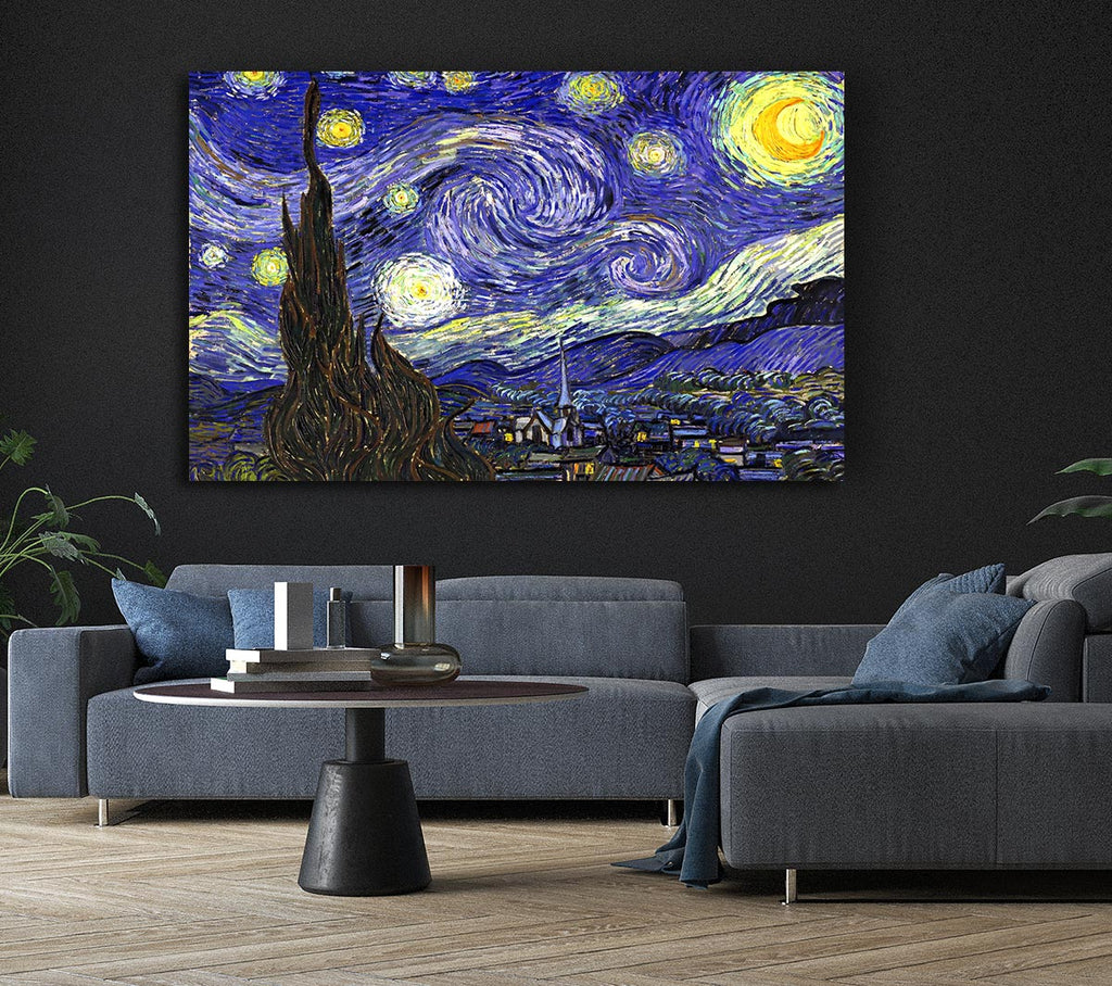 Picture of Starry Night Canvas Print Wall Art